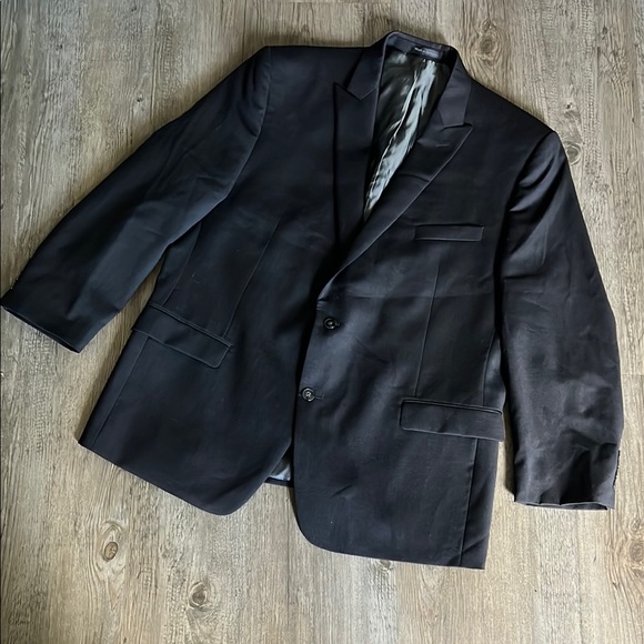 Calvin Klein Other - Calvin Klein Classic Black wool Men's Blazer 46R